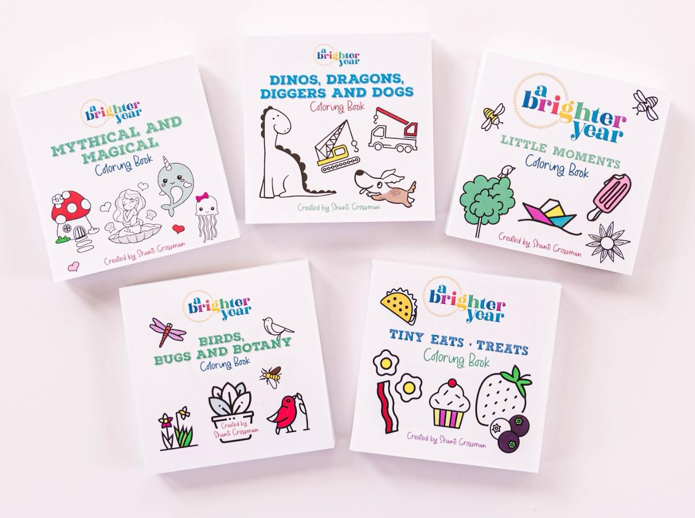 a brighter year coloring bundle