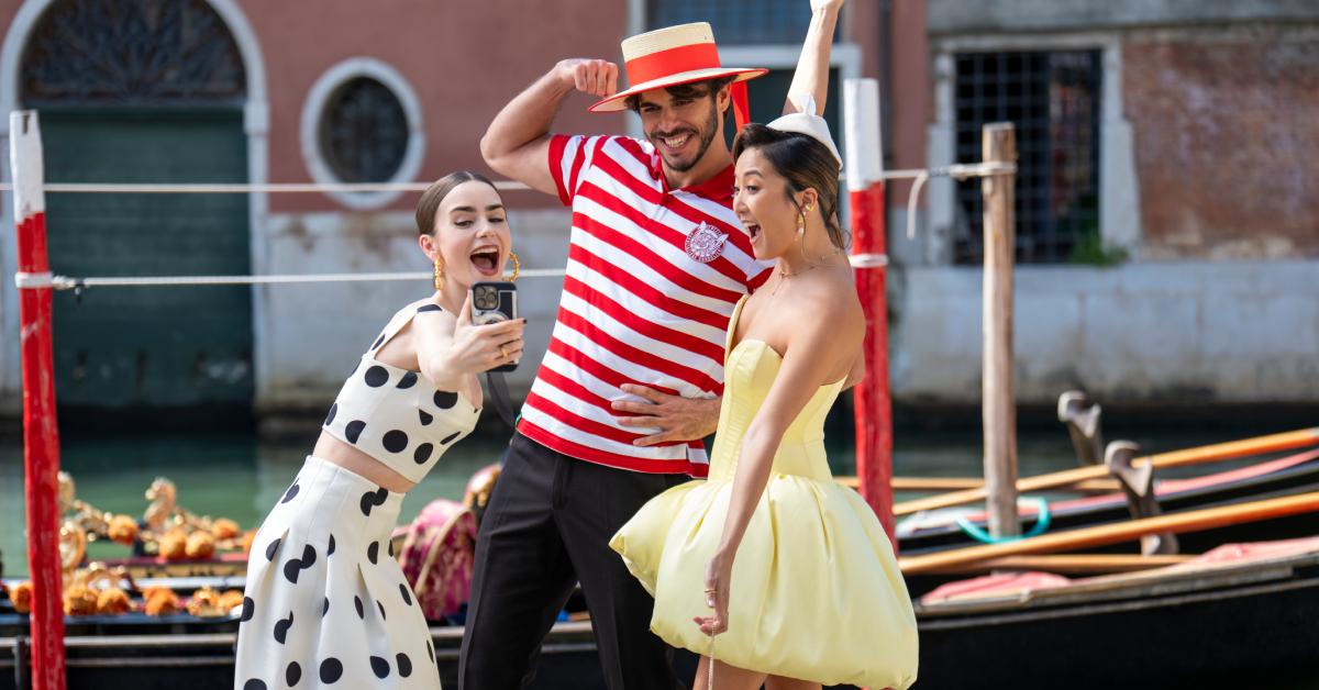 Image of 'Emily in Paris' heads to Venice, Italy, during Season 5.