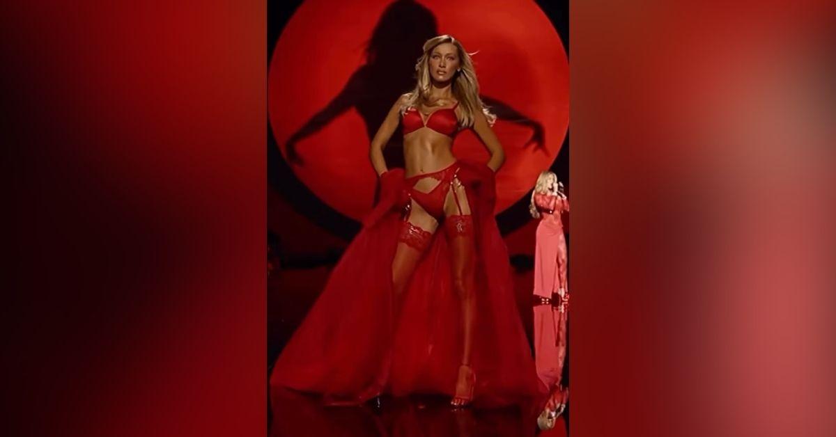 image of Bella Hadid still walked in the Victoria's Secret Fashion Show shortly after her recovery.