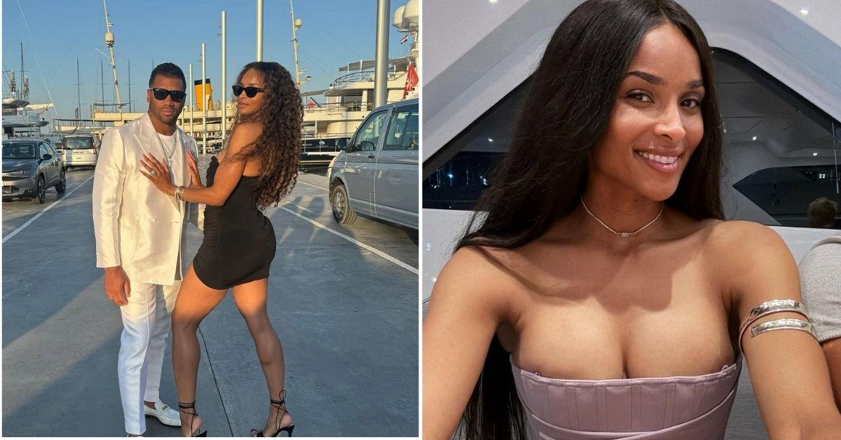 Photo of Ciara and Russell Wilson. 