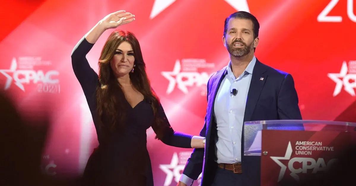 image of Donald Trump Jr. was previously engaged to Kimberly Guilfoyle.