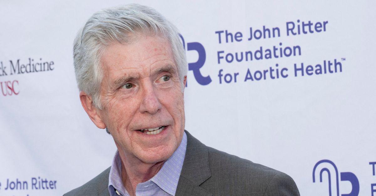 Image of Tom Bergeron reportedly left 'Dancing With the Stars' due to a political disagreement.