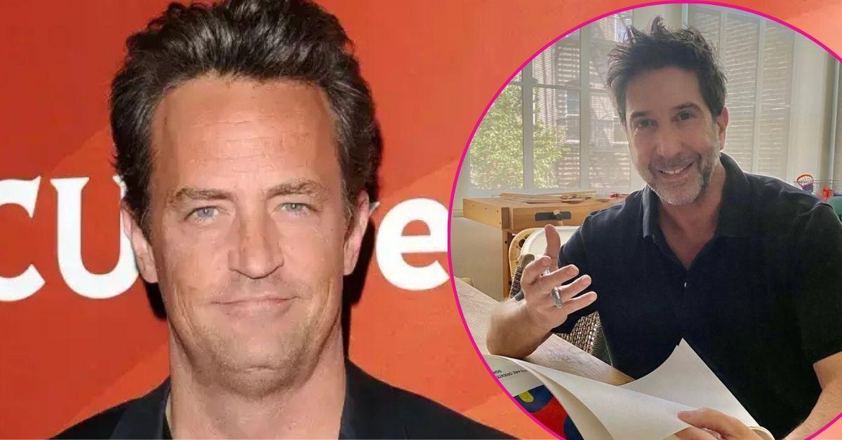Photo of Matthew Perry and David Schwimmer