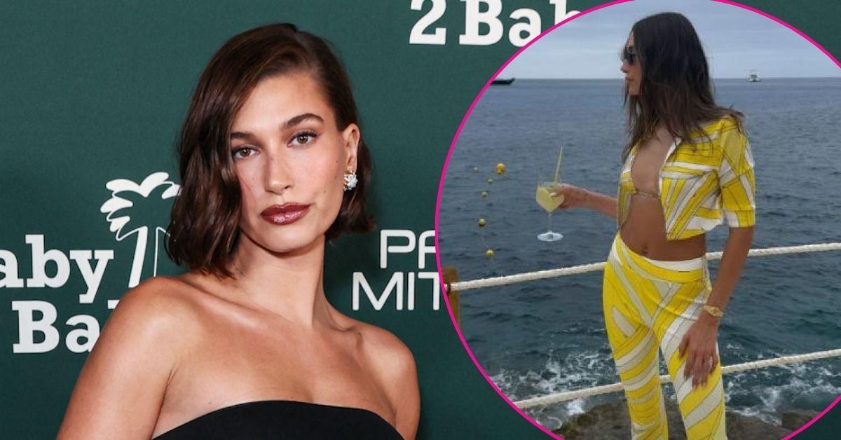 Photo of Hailey Bieber. 