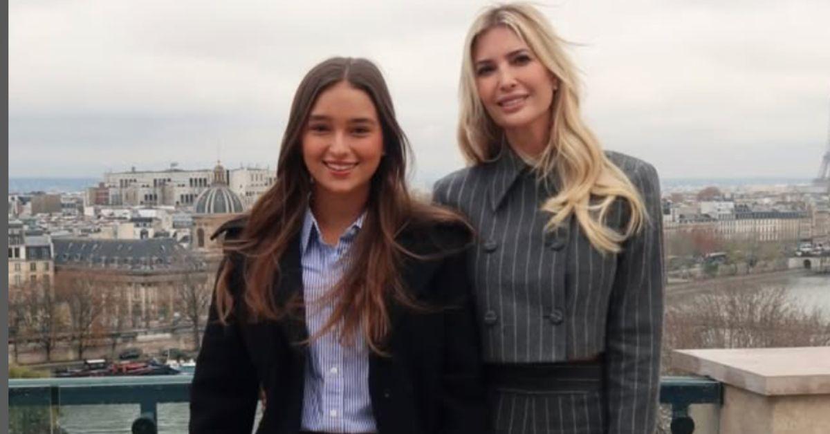 image of Ivanka Trump and her daughter Arabella took a trip to Paris together.
