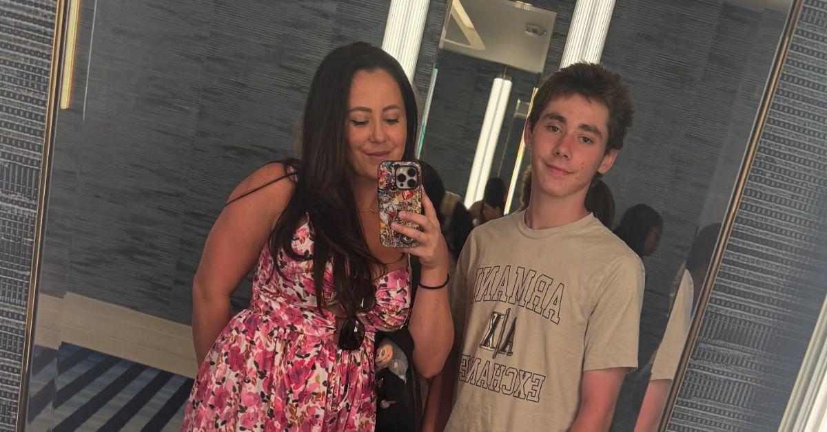 Photo of Jenelle Evans and Jace Evans