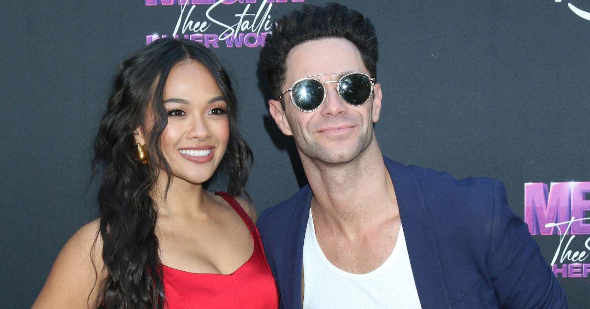 image of Jenn Tran and Sasha Farber were partners on 'DWTS.' 