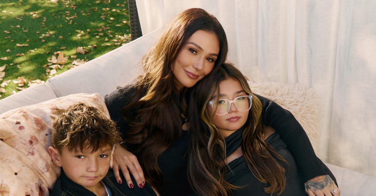 Photo of Jenni 'JWoww' Farley and her kids.