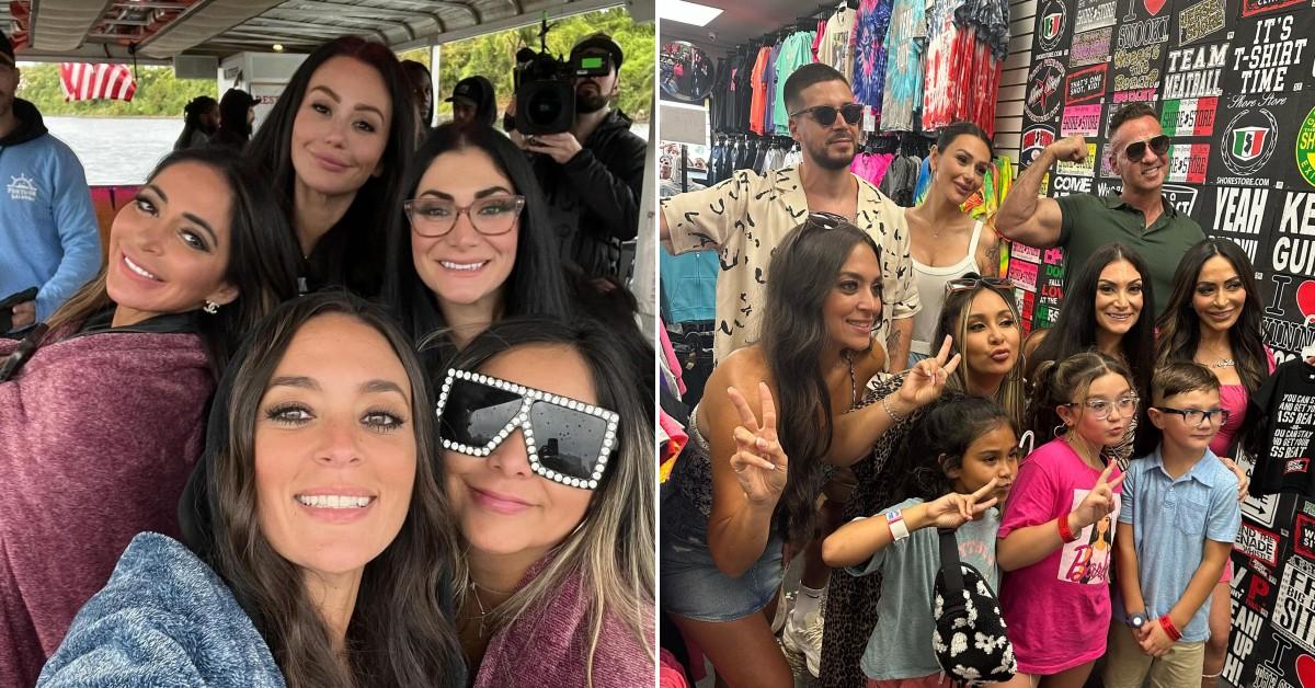 Photo of Jenni 'JWoww' Farley and her 'Jersey Shore' costars. 