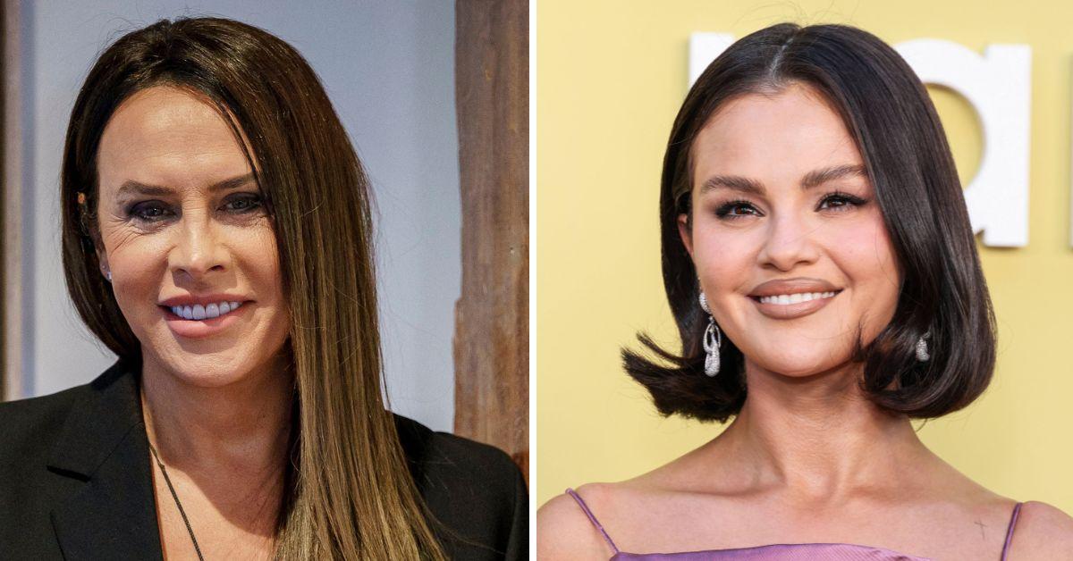 photo of Karla Sofía Gascón and Selena Gomez. 