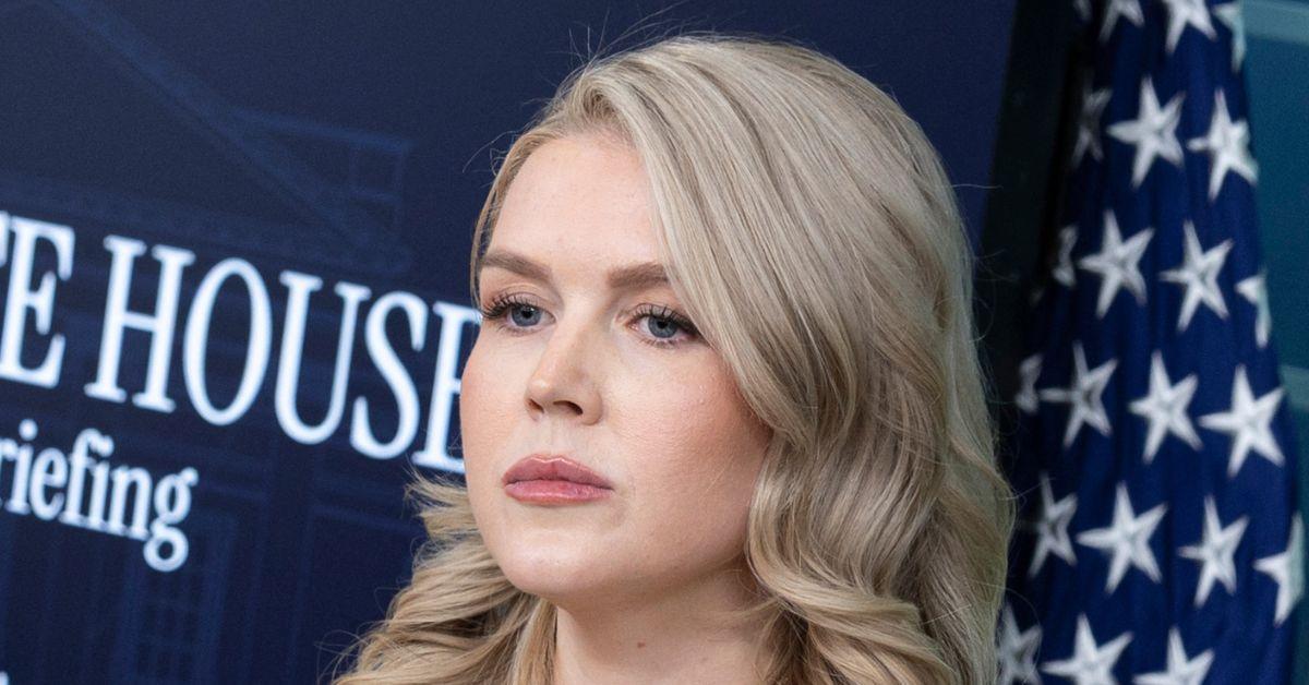 image of Karoline Leavitt’s 'Vanity Fair' photo sparked plastic surgery rumors.