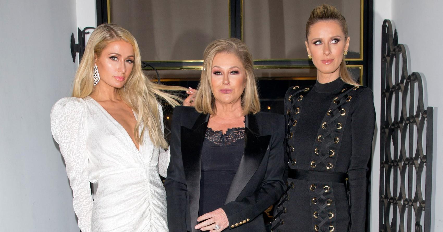 Photo of Kathy Hilton, Paris Hilton and Nicky Hilton. 