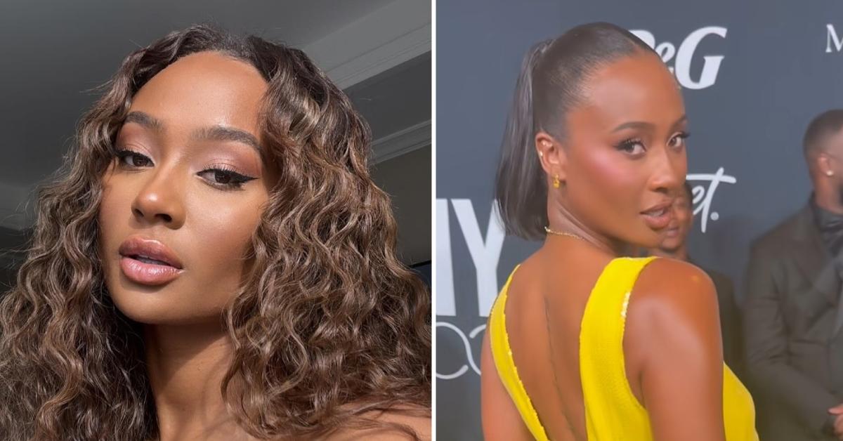 Two photos of Kalya Nicole