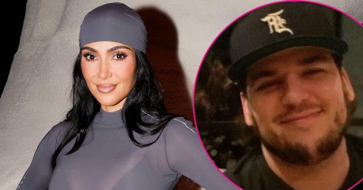 Photo of Kim Kardashian and Robert Kardashian Jr.