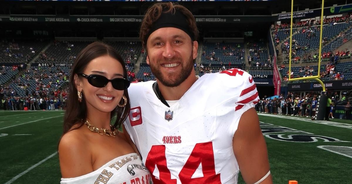 Photo of Kristin and Kyle Juszczyk.