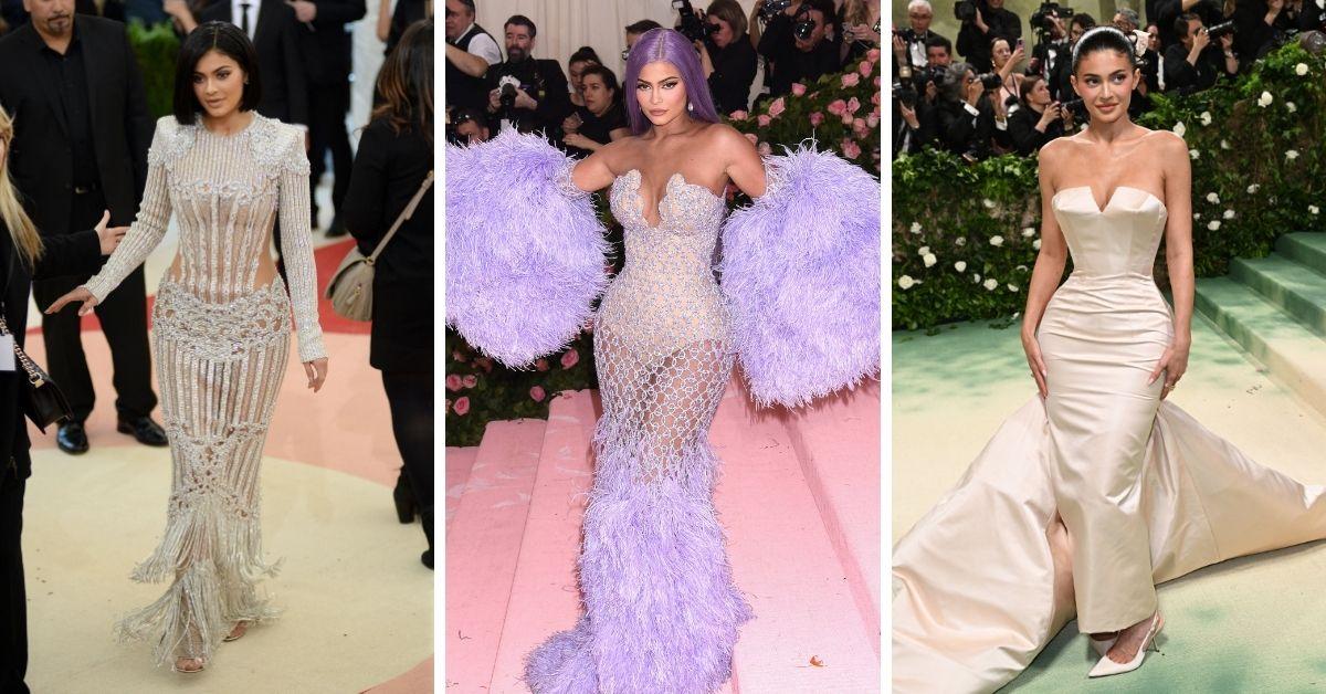 kylie jenner met gala outfits through the years