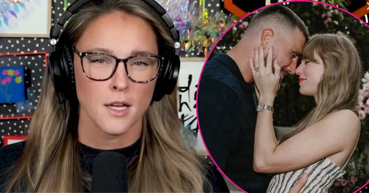 Photo of Kylie Kelce,  Travis Kelce and Taylor Swift 