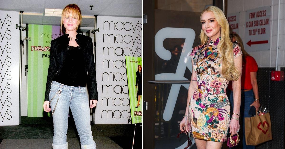 Photo of Lindsay Lohan. 