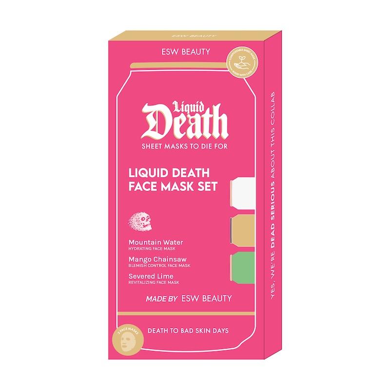 liquid death face mask set