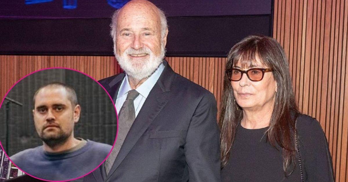 composite photo of rob and michele reiner and their son nick reiner