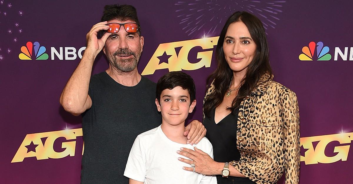 photo of Simon Cowell and Lauren Silverman. 