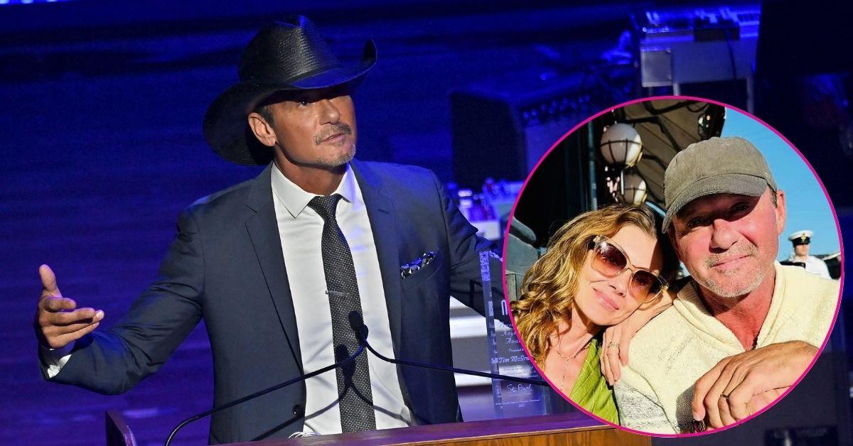 Composite Photos of Tim McGraw and Faith Hill