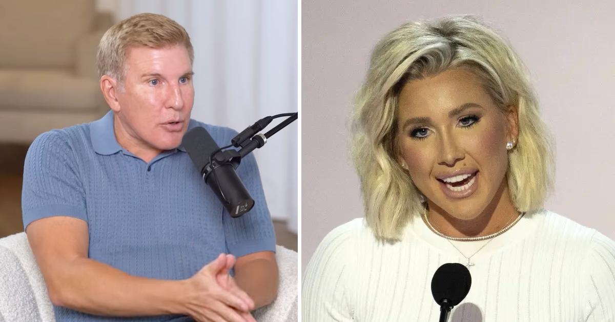 Composite photo of Todd and Savannah Chrisley