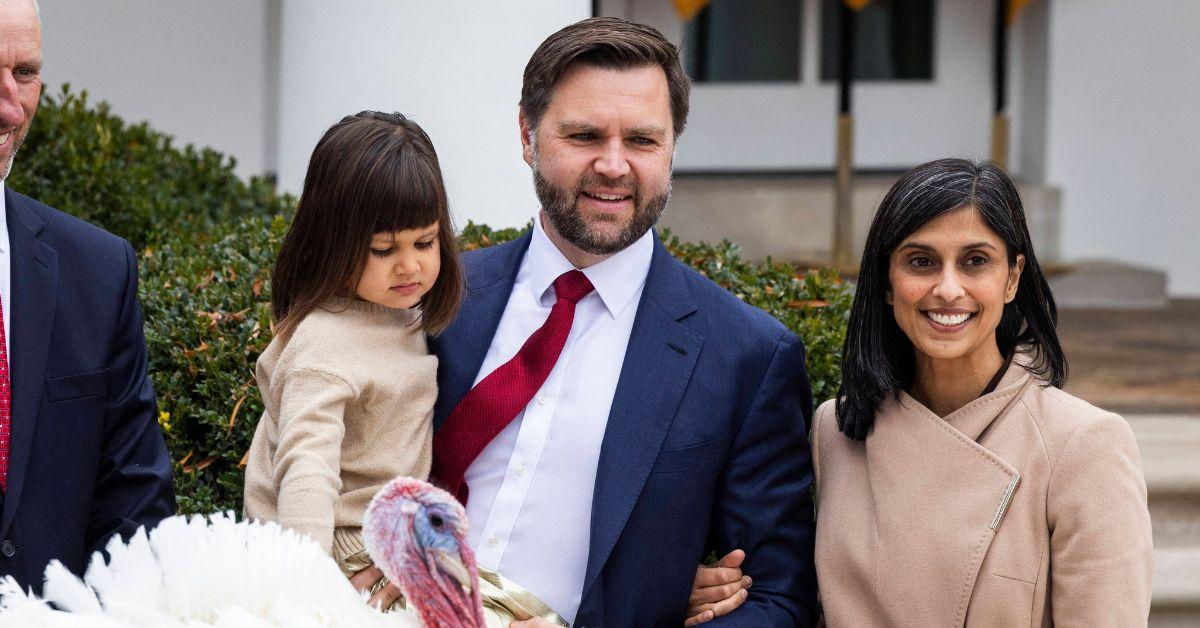 image of J.D. and Usha Vance share three kids together.