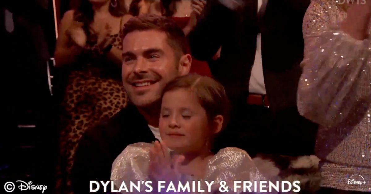 Image of Zac Efron cheered on his brother Dylan.