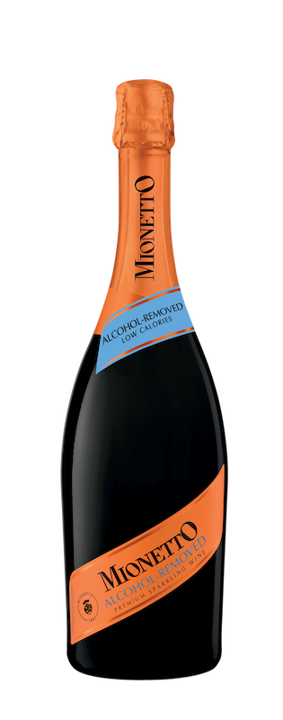 mionetto alcohol removed bottle shot